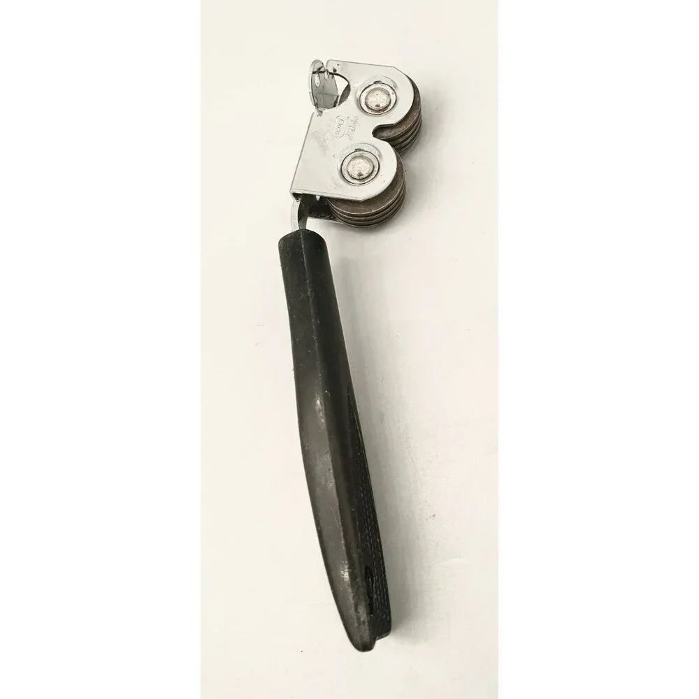 MCM Ekco Chrome Plated Pull Through Knife Sharpener 6.5” Retro Gadget Vintage